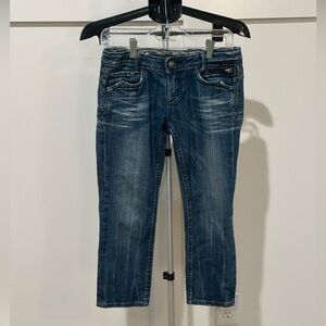 Rerock for Express Blue Denim Capris